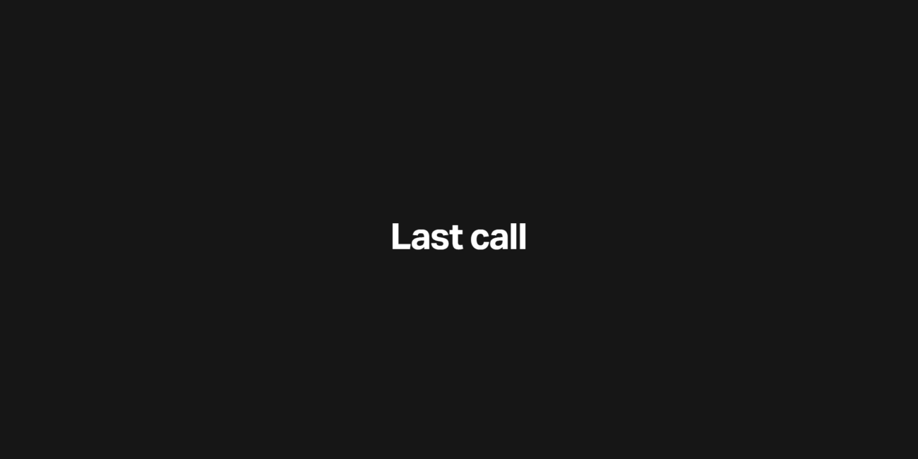 Last call piano sano