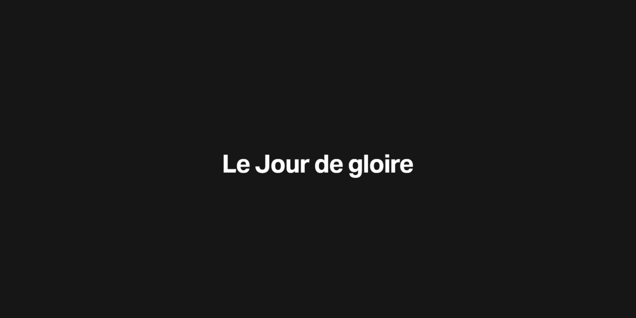 le jour de gloire piano sano